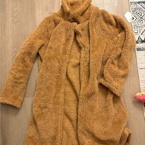 Cozy Tan Faux Fur Coat